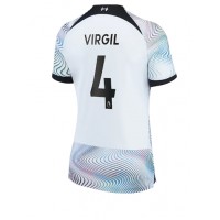 Liverpool Virgil van Dijk #4 Fußballbekleidung Auswärtstrikot Damen 2022-23 Kurzarm